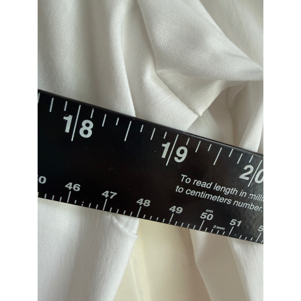 Apt 9 Essentials Womens White Wrinkle Resistant Button Down Shirt Size 10 NEW - Picture 8 of 8